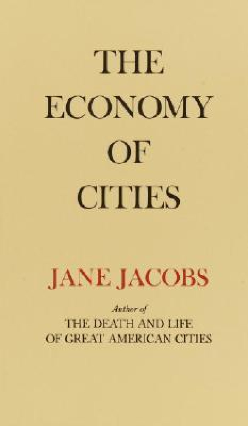 Free Download The Economy of Cities by Jane Jacobs